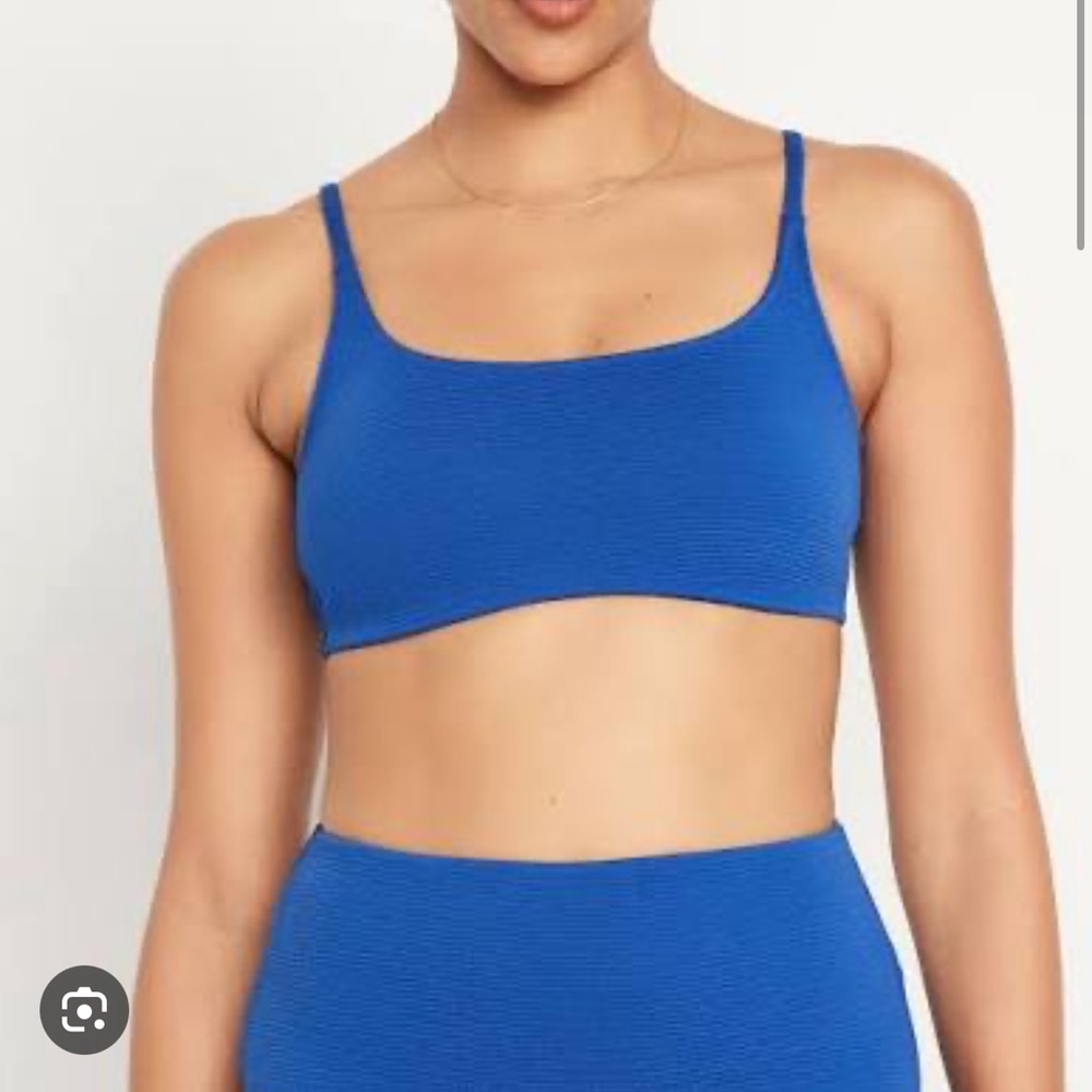 Women's Blue Ribbed Set